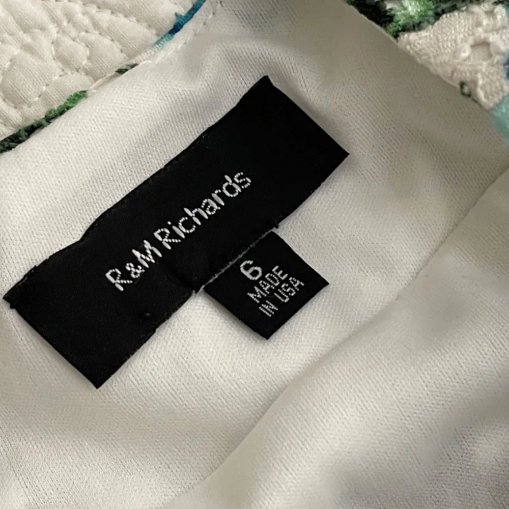 R & M Richards Floral Eyelet Lace Fit and Flare Dress - Picture 13 of 16